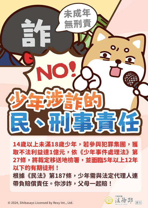 少年涉詐的民、刑事責任圖片